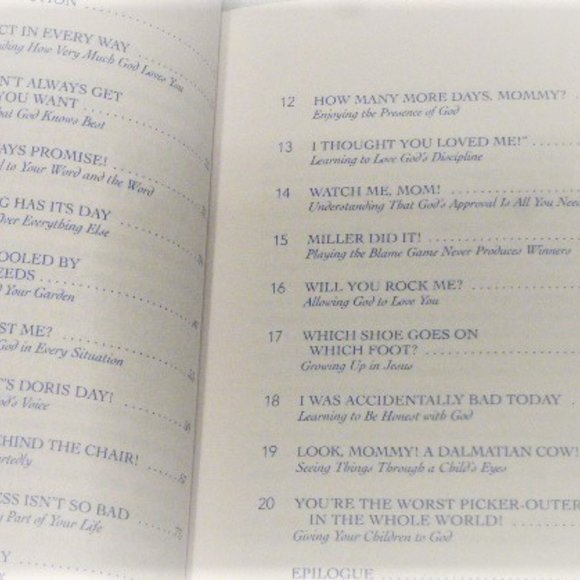 LITTLE BLESSINGS from a BIG GOD Michelle Adams Busy Mom Watch Me Trust Dog - Picture 2 of 4